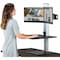 Victor Technology Standing Desk Converter, f/2 Monitors, 28"x23"x1" to 20", BK/AM VCTDC450 - alternate 6